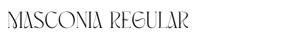 Masconia Regular preview Masconia Regular preview