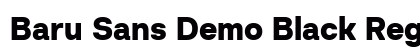 Baru Sans Demo Black Regular preview