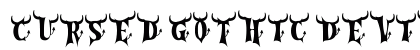 Cursed Gothic Devil Regular preview Cursed Gothic Devil Regular preview