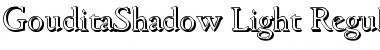 GouditaShadow-Light Regular Font