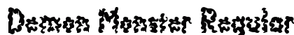 Demon Monster Regular preview