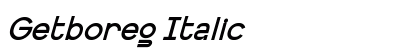 Getboreg Italic preview