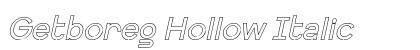Getboreg Hollow Italic preview