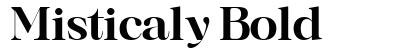 Misticaly Bold preview
