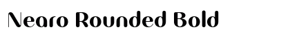 Nearo Rounded Bold preview Nearo Rounded Bold preview