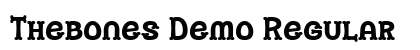 Thebones Demo Regular preview