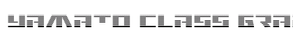 Yamato Class Gradient Regular Font Preview