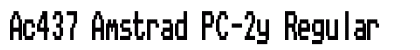 Ac437 Amstrad PC-2y Regular preview Ac437 Amstrad PC-2y Regular preview