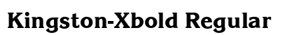 Kingston-Xbold Regular