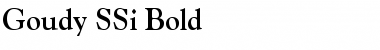 Goudy SSi Font