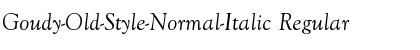 Goudy-Old-Style-Normal-Italic Regular
