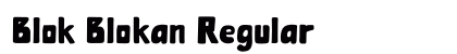 Blok Blokan Regular preview