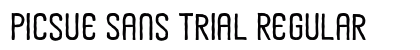 Picsue Sans Trial Regular preview