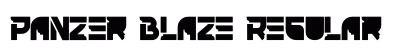 Panzer Blaze Regular Font Preview