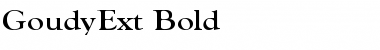 GoudyExt-Bold Regular Font