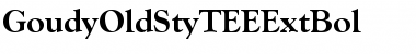 GoudyOldStyTEEExtBol Regular Font