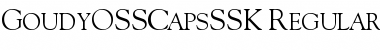 GoudyOSSCapsSSK Regular Font