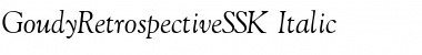 GoudyRetrospectiveSSK Italic