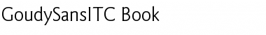 GoudySansITC Book Font