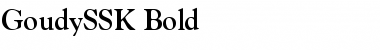 GoudySSK Bold Font