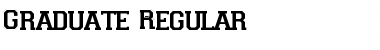 Graduate Regular Font