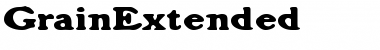 GrainExtended Regular Font