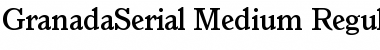 GranadaSerial-Medium Regular Font