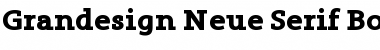 Grandesign Neue Serif Bold