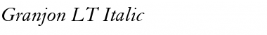 Granjon LT Italic