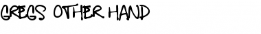 Gregs Other Hand Regular Font