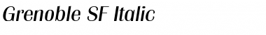 Grenoble SF Italic Font