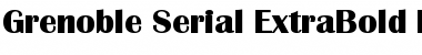 Download Grenoble-Serial-ExtraBold Font