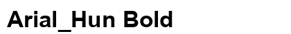 Arial_Hun Bold