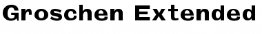Groschen Extended Regular Font
