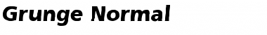 Grunge Normal Font