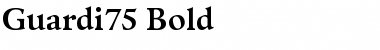 Guardi75 Bold Font