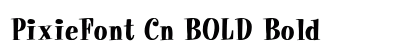 PixieFont Cn BOLD Bold font free download