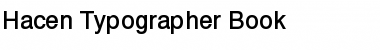 Hacen Typographer Book Font