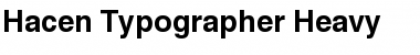 Hacen Typographer Heavy Font