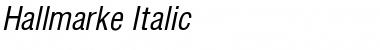 Hallmarke Italic