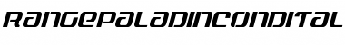 Download Range Paladin Condensed Italic Font
