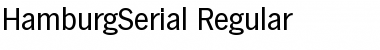 HamburgSerial Regular Font