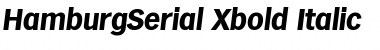 HamburgSerial-Xbold Font