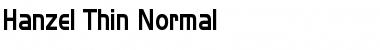 Hanzel Thin Normal Font