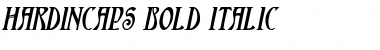 HardinCaps Bold Italic