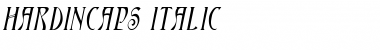 HardinCaps Italic
