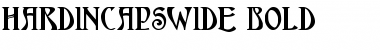HardinCapsWide Bold Font