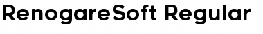 Renogare Soft Regular Font