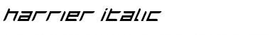 Harrier Italic Italic Font