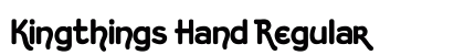 Kingthings Hand Regular font free download